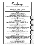 Предварительный просмотр 1 страницы Emmaljunga Adapter for Travel System Instruction Manual