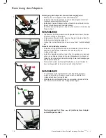 Предварительный просмотр 16 страницы Emmaljunga Adapter for Travel System Instruction Manual