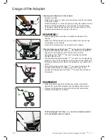 Предварительный просмотр 20 страницы Emmaljunga Adapter for Travel System Instruction Manual