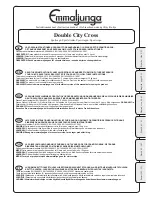 Emmaljunga Double City Cross Instruction Manual preview