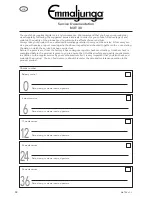 Предварительный просмотр 38 страницы Emmaljunga NXT 30 Instruction Manual