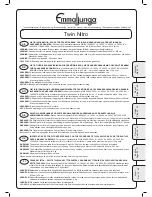 Emmaljunga Twin Nitro Instruction Manual preview