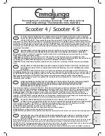 Preview for 3 page of Emmaljunge Scooter 4 Instruction Manual