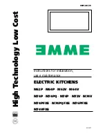 EMME M62P Instructions For Installation, Use E Maintenance preview