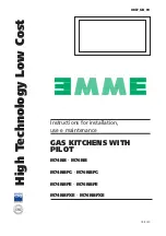 Предварительный просмотр 1 страницы EMME M74NB Instructions For Installation, Use And Maintenance Manual