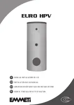emmeti EURO HPV 1000 Installation And Use Manual preview