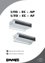 Preview for 1 page of emmeti UTO-EC-AF Installation And Use Manual