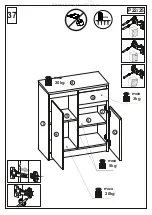 Предварительный просмотр 22 страницы Emmezeta 102038 Assembling Instructions