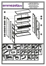 Предварительный просмотр 3 страницы Emmezeta 22599601 Assembling Instructions