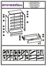 Предварительный просмотр 3 страницы Emmezeta 606623/22618518 Assembling Instructions