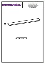 Предварительный просмотр 4 страницы Emmezeta ALICANTE ATCP01 Assembling Instructions