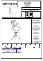 Emmezeta AVA DD8018-4R Assembly Instructions предпросмотр