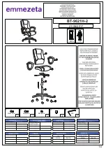 Preview for 1 page of Emmezeta BT-9621H-2 Assembly Instructions Manual