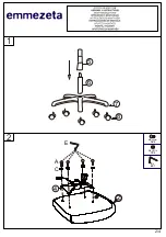 Предварительный просмотр 2 страницы Emmezeta BT-9621H-2 Assembly Instructions Manual