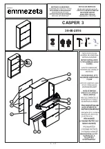 Preview for 1 page of Emmezeta CASPER 3 Assembling Instructions