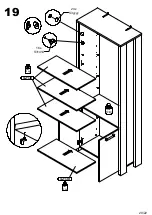 Предварительный просмотр 20 страницы Emmezeta CLFR725 Assembling Instruction