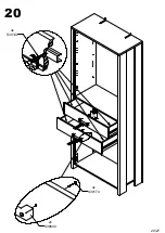 Предварительный просмотр 20 страницы Emmezeta CLFR726 Assembling Instruction