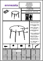 Emmezeta F-2203TB Assembly Instructions preview