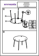 Preview for 2 page of Emmezeta F-2203TB Assembly Instructions