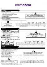 Preview for 6 page of Emmezeta H-8122F Assembly Instructions Manual