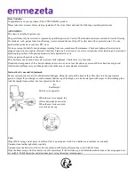 Preview for 9 page of Emmezeta H-8122F Assembly Instructions Manual