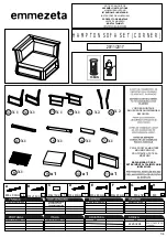 Emmezeta HAMPTON SOFA SET CORNER Assembly Instructions Manual preview