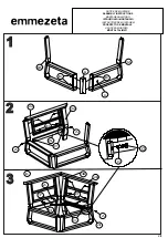 Preview for 2 page of Emmezeta HAMPTON SOFA SET CORNER Assembly Instructions Manual