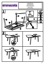 Preview for 2 page of Emmezeta LUGO STOL TDB-1374 Assembly Instructions