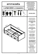 Emmezeta LUNA BED Assembling Instructions preview