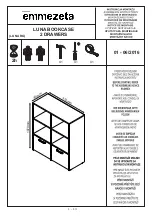 Emmezeta LUNA BOOKCASE Assembling Instructions preview