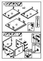 Preview for 3 page of Emmezeta LUNA BOOKCASE Assembling Instructions