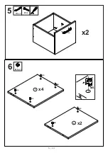 Preview for 5 page of Emmezeta LUNA BOOKCASE Assembling Instructions