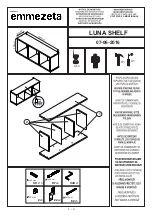 Preview for 1 page of Emmezeta LUNA SHELF Assembling Instruction