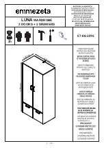 Emmezeta LUNA WARDROBE Assembling Instructions preview