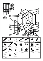 Предварительный просмотр 2 страницы Emmezeta LUNA WARDROBE Assembling Instructions