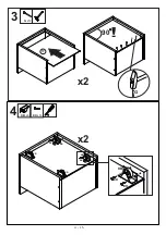 Предварительный просмотр 4 страницы Emmezeta LUNA WARDROBE Assembling Instructions