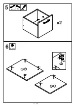 Предварительный просмотр 5 страницы Emmezeta LUNA WARDROBE Assembling Instructions