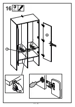 Предварительный просмотр 13 страницы Emmezeta LUNA WARDROBE Assembling Instructions