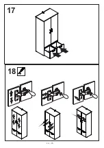 Предварительный просмотр 14 страницы Emmezeta LUNA WARDROBE Assembling Instructions