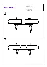 Предварительный просмотр 3 страницы Emmezeta LUTON DINING TABLE HT8093-GN Assembly Instructions Manual