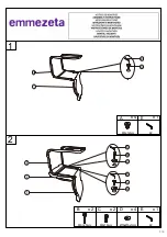 Предварительный просмотр 2 страницы Emmezeta MONA 650365 Assembly Instructions