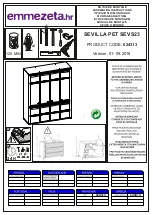 Предварительный просмотр 1 страницы Emmezeta SEVILLA PET SEVS23 624313 Assembling Instructions