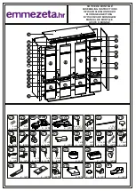 Предварительный просмотр 3 страницы Emmezeta SEVILLA PET SEVS23 624313 Assembling Instructions