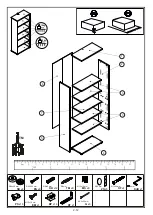 Preview for 2 page of Emmezeta TORINO BOOKCASE 6 CUBES Assembling Instructions