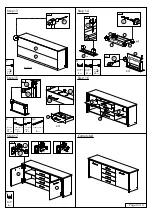 Предварительный просмотр 4 страницы emob ELIAS DRESSOIR SIDE BOARD Assembly Instruction