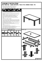 Предварительный просмотр 1 страницы emob ELIAS EETTAFEL Assembly Instruction