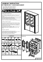 Предварительный просмотр 1 страницы emob Elias Glass Cabinet BC 70099G-S5V-P Assembly Instruction