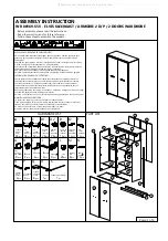 emob Elvis 2 Doors Wardrobe WR 80169-S5V Assembly Instruction Manual предпросмотр