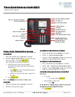 EMORY 9608 Quick Reference Manual preview