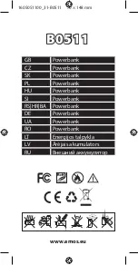 Предварительный просмотр 1 страницы Emos B0511 User Manual